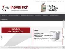 Tablet Screenshot of inovatech.de